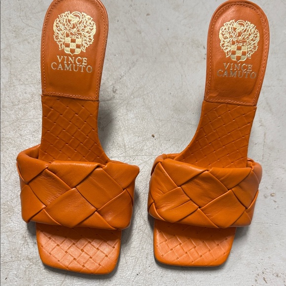 Vince Camuto Shoes - Vince Camuto Women's Bold Orange Sandals BRAND NEW - Size 7 Low Heels